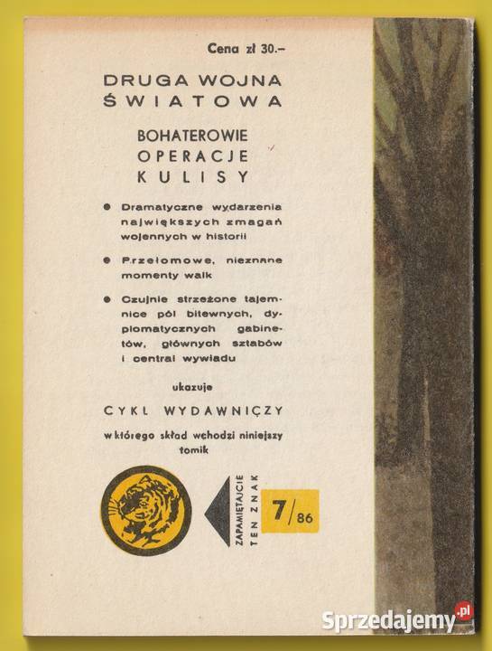 ŻÓŁTY TYGRYS OSTATNIE SALWY Z ŁAZIENEK 1986 łódzkie Łódź