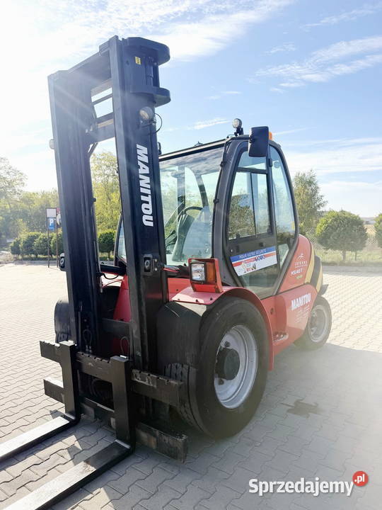 wózek widłowy terenowy MANITOU MSI40T 4000 2018r diesel łódzkie Działoszyn sprzedam