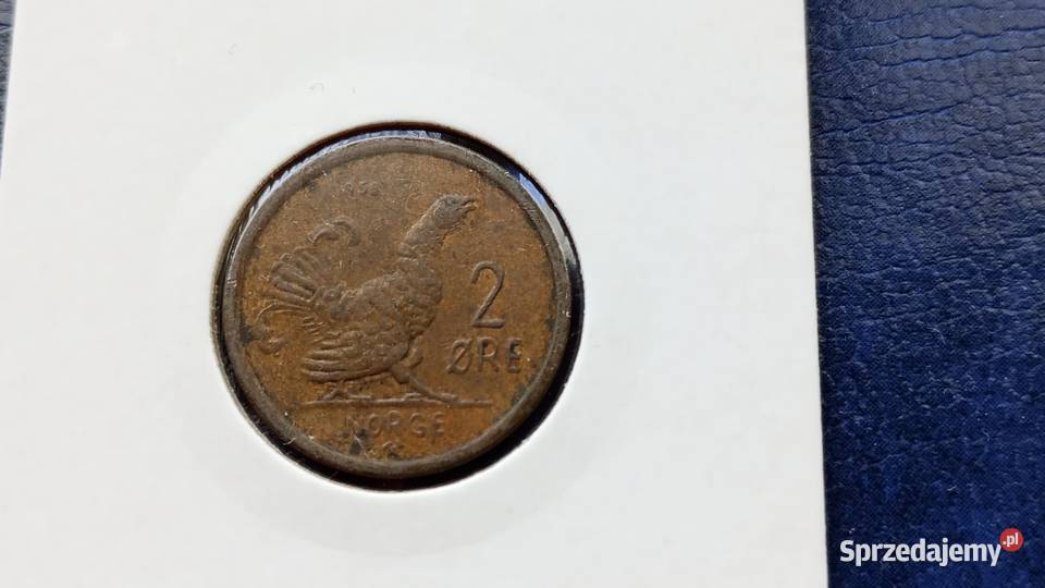 Stare monety 2 ore 1958 Norwegia sprzedam