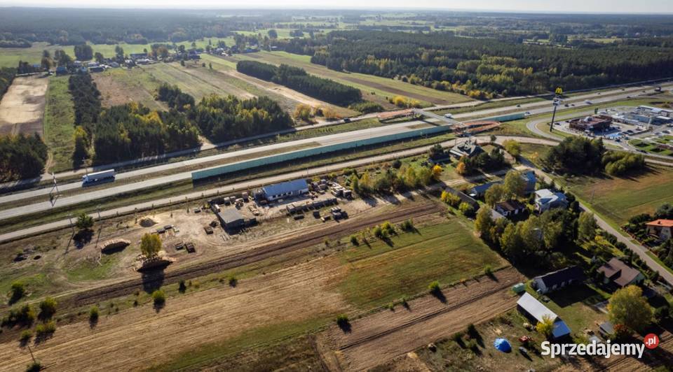 Nowa Nieruchomość usługowa 16049 ha trasie S8 1 mazowieckie Przyjmy k. Poręby