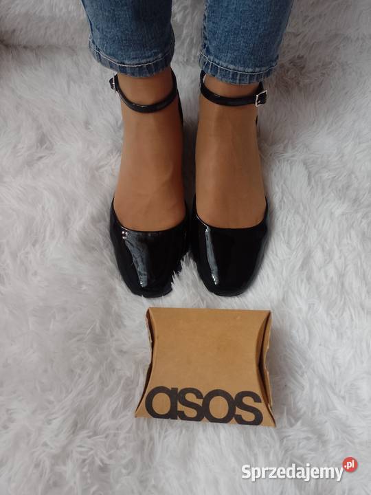 41 ASOS Design Czarne czółenka wieczorowe z małopolskie