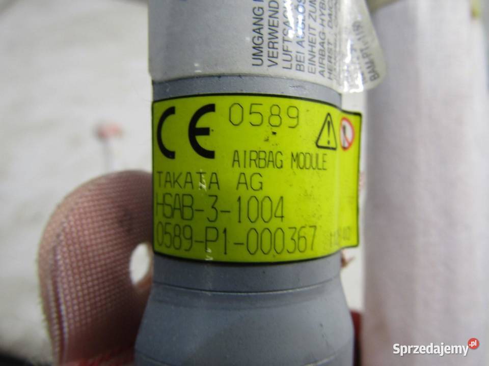 KURTYNA POWIETRZNA PRAWA AIRBAG PRAWY BOK MAZDA Motoryzacja sprzedam