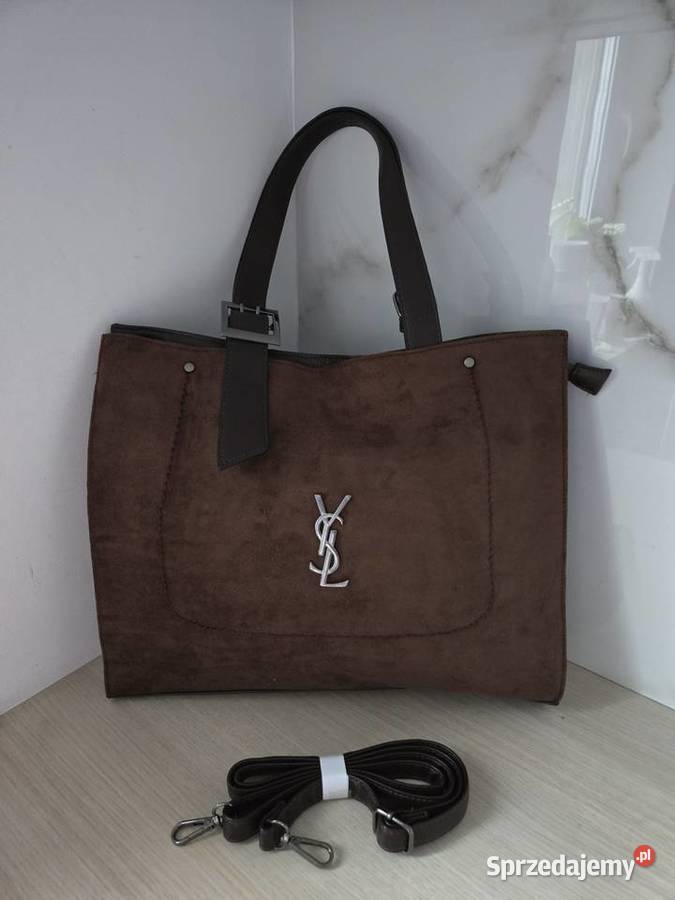 Brazowa torebka ysl Ząbki sprzedam