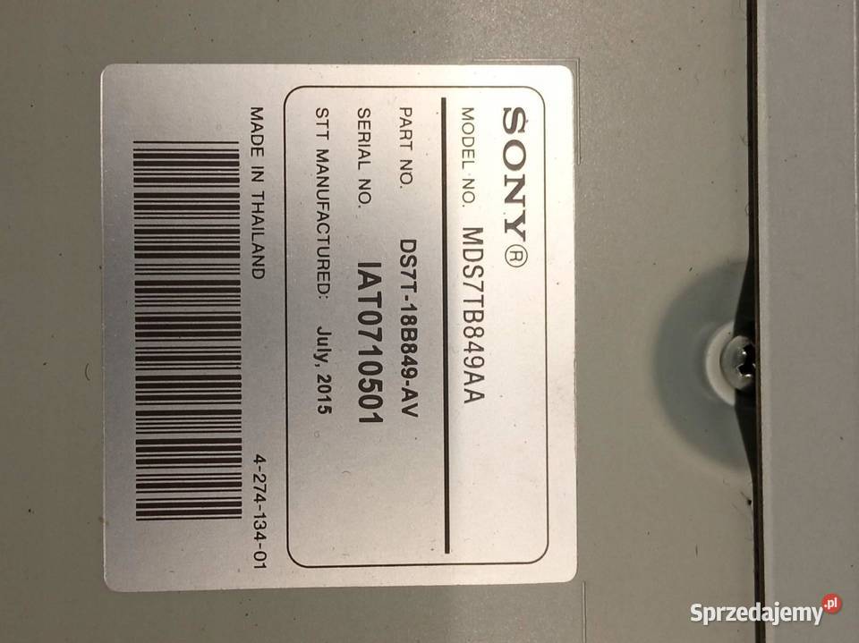 WZMACNIACZ AUDIO SONY DS7T18B849AV Ford Galaxy