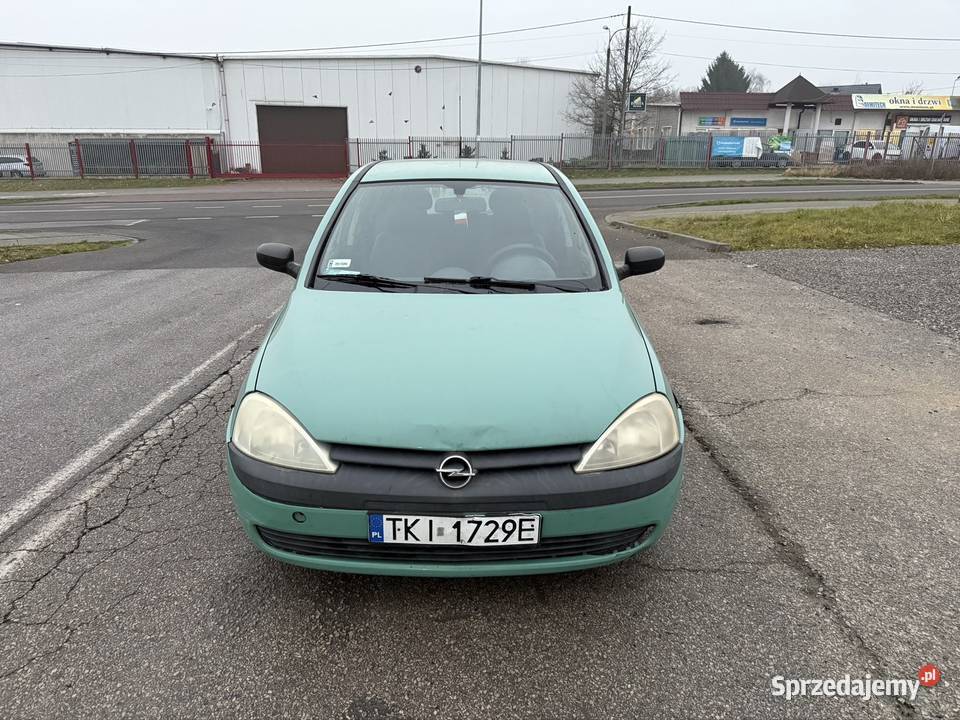 Opel Corsa C 2002 10 Benzyna Wspomaganie Airbag autoalarm świętokrzyskie Kielce sprzedam