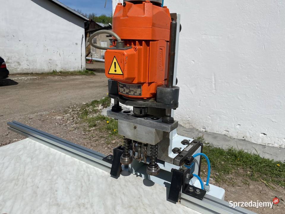 Wiertarka pionowa klamkownica OKOMA Maszyny Kalwaria Zebrzydowska