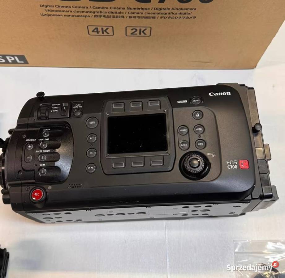Korpus kamery filmowej Canon C700 z mocowaniem Elektronika Warlity Małe sprzedam