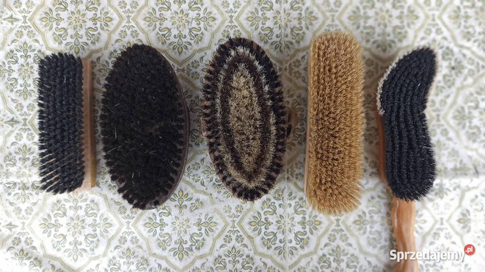 Stare szczotki kartacz do brody ubrań Wieluń