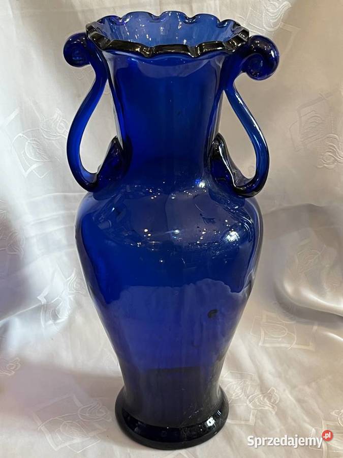 Kolekcjonerski Wazon Huta Szkła Tarnowiec Kraków