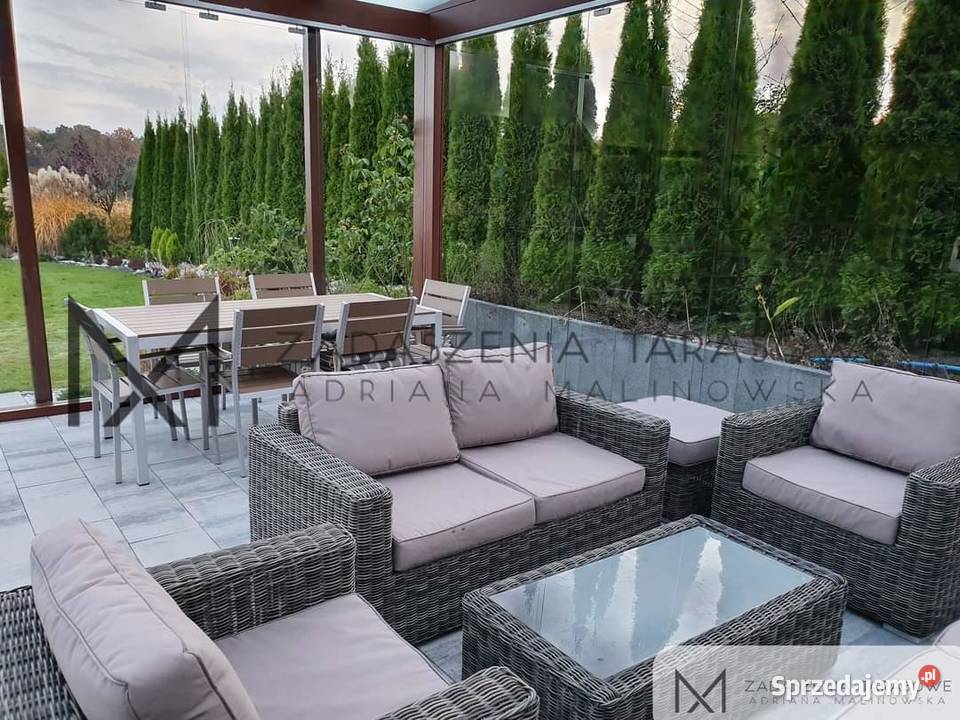 Zadaszenia tarasowe Nowoczesna altana Szklany Sieradz