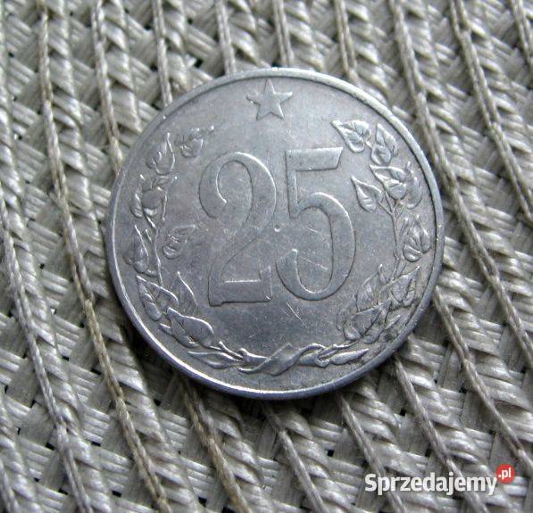Czechosłowacja 25 Halerzy 1953r Numizmatyka Kalisz