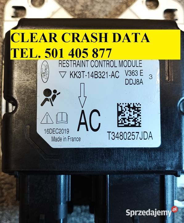 SRS sterownik Airbag naprawa CRASH DATA Suwałki