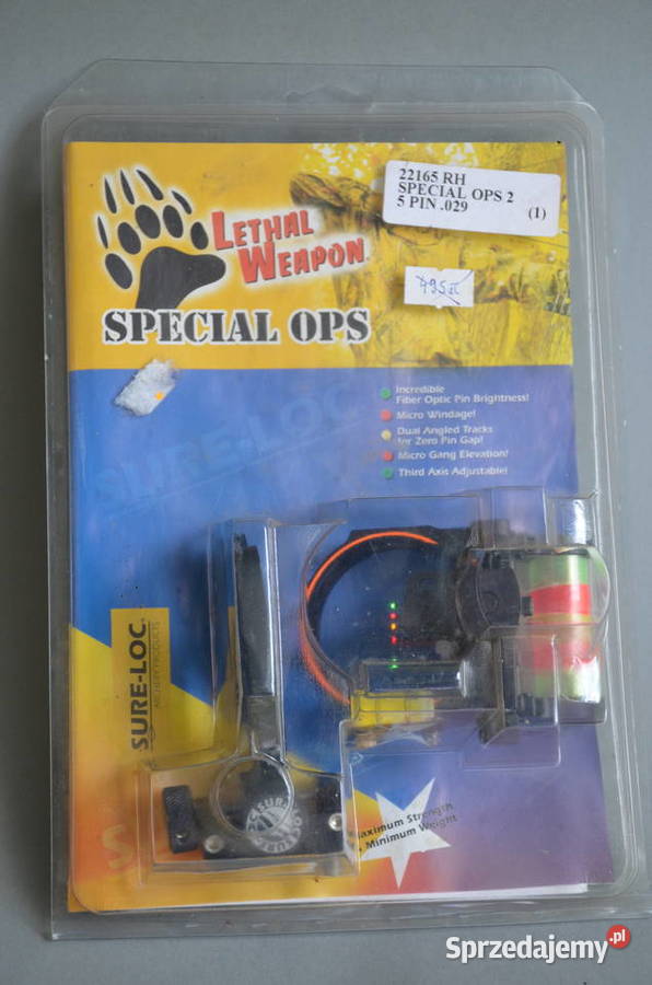 Celownik SureLoc Lethal Weapon OPS2 5 pin black Środa Wielkopolska
