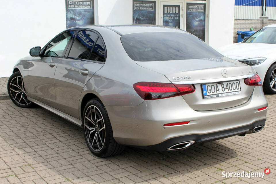 Mercedes E 220 4x4 SalonPL FV23 AMG Night elektrycznie ustawiane fotele Sokołów sprzedam