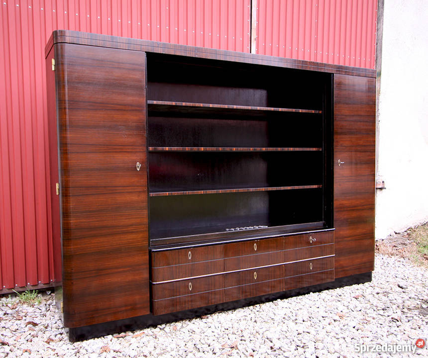 Gabinet art deco heban makassar biurko i dolnośląskie Wrocław