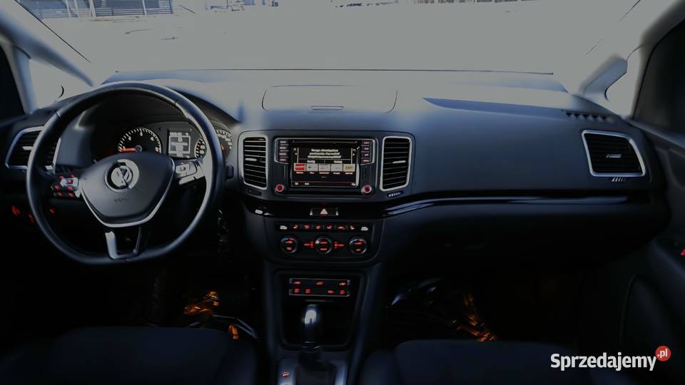 VW Sharan Automat DSG Salon Polska Super Stan ogranicznik prędkości Gdów