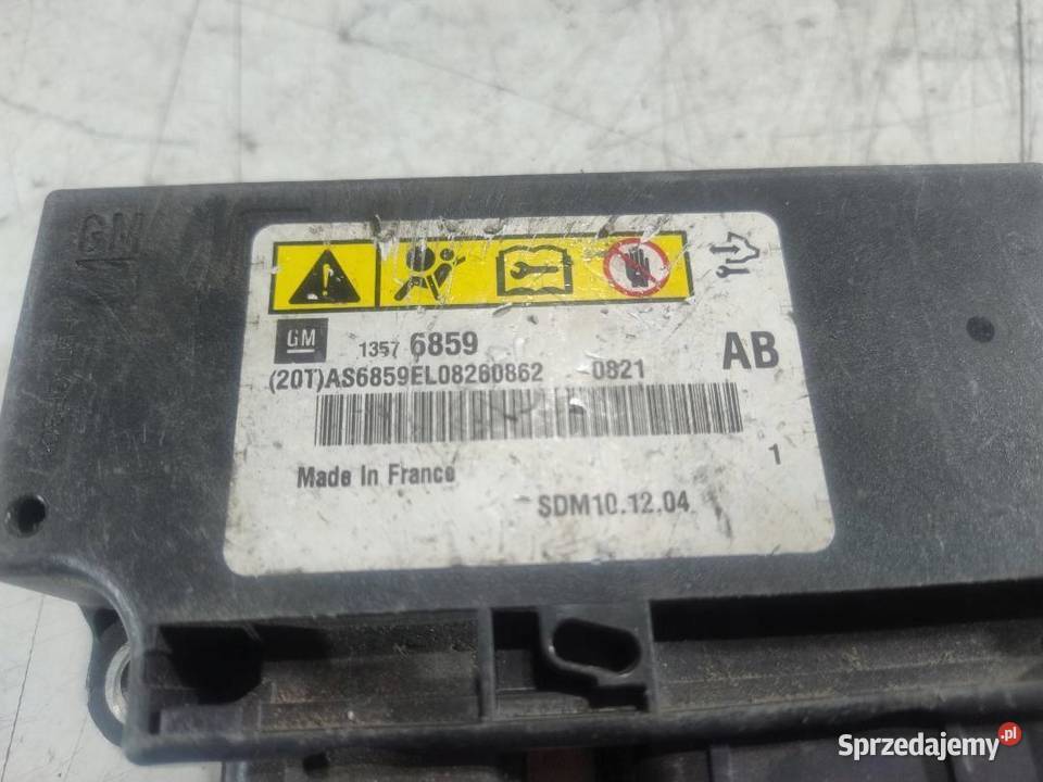 SENSOR AIR BAG AIRBAG OPEL MERIVA B 13576859