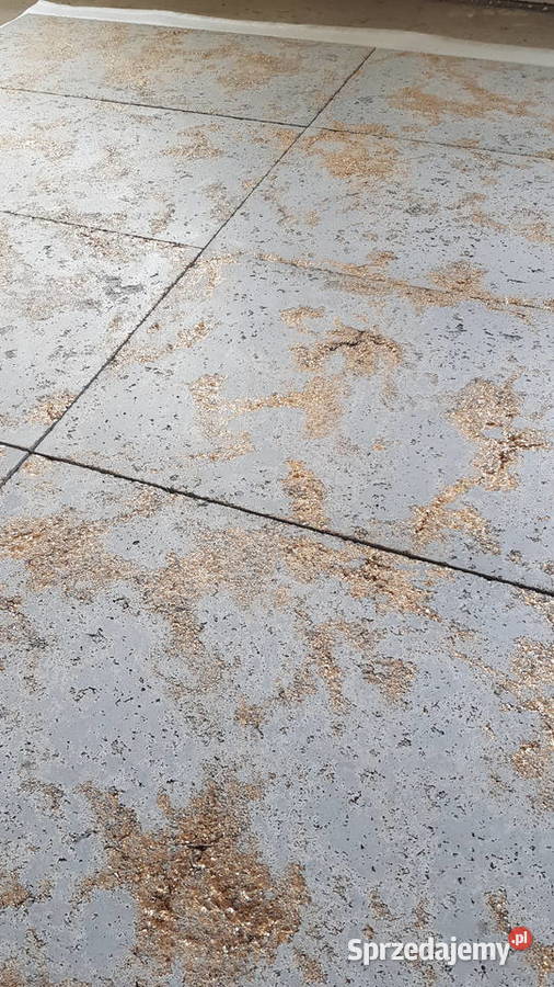 Płyta betonowa z ozdobnym kruszywem złotym 50x25 Grudziądz