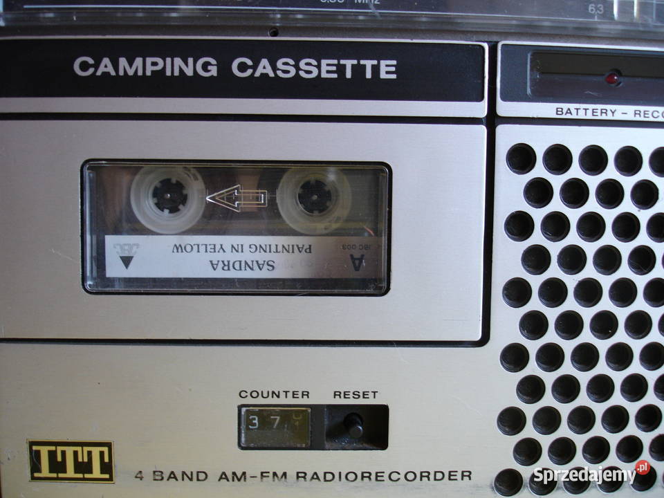 Radiomagnetofon ITT CAMPING CASSETTE 109 Zielona Góra