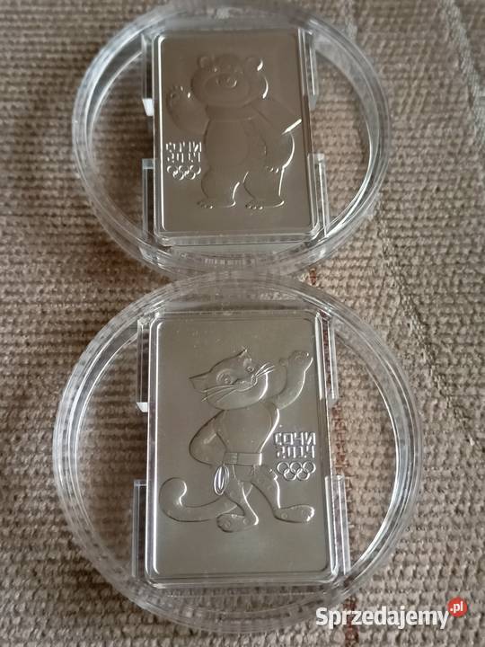 Moneta Sztabka Srebro 3 Ruble2011r 2 mazowieckie