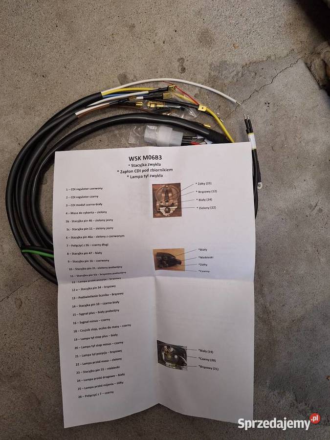 Instalacja elektryczna WSK zapłon CDI Sosnowiec