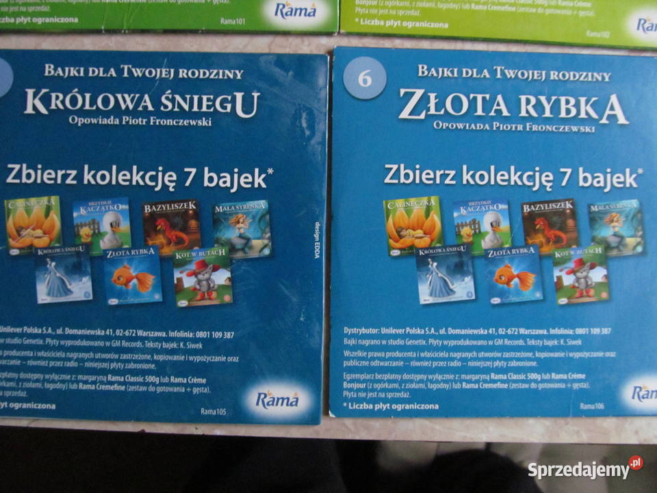 Bajki Twojej rodziny kpl 8 płyt cd Piotr Lublin