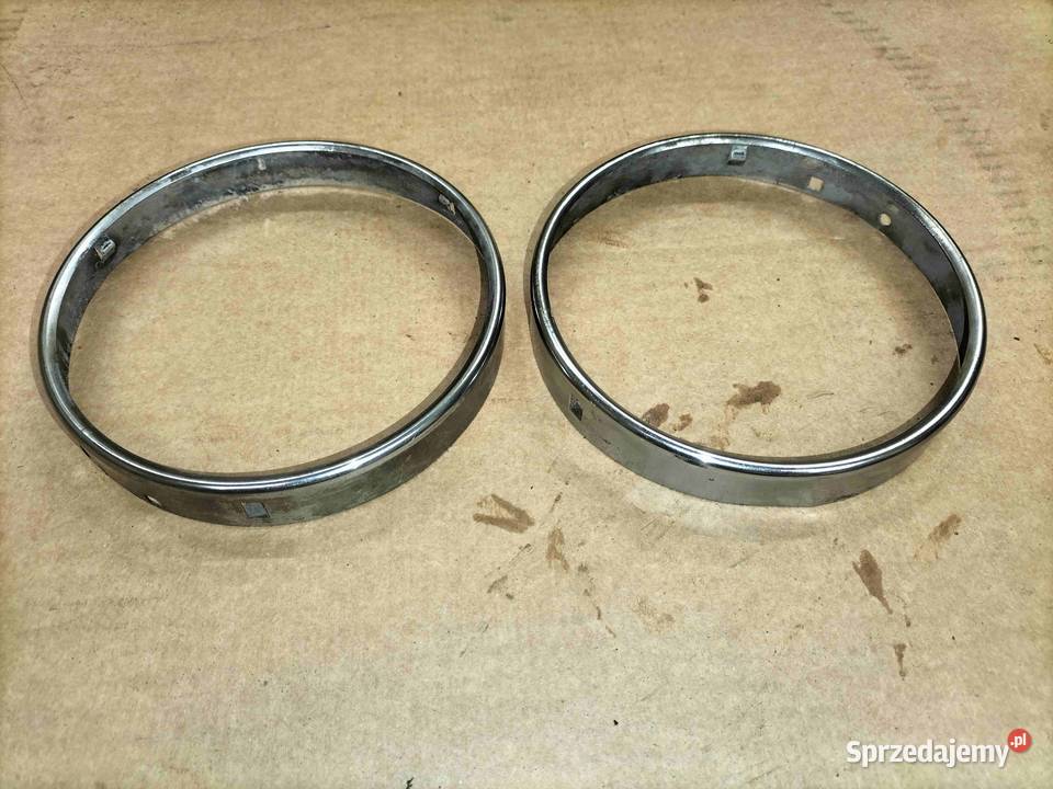 Chromowane obwódki lamp przednich BMW E24 E30 śląskie Poręba