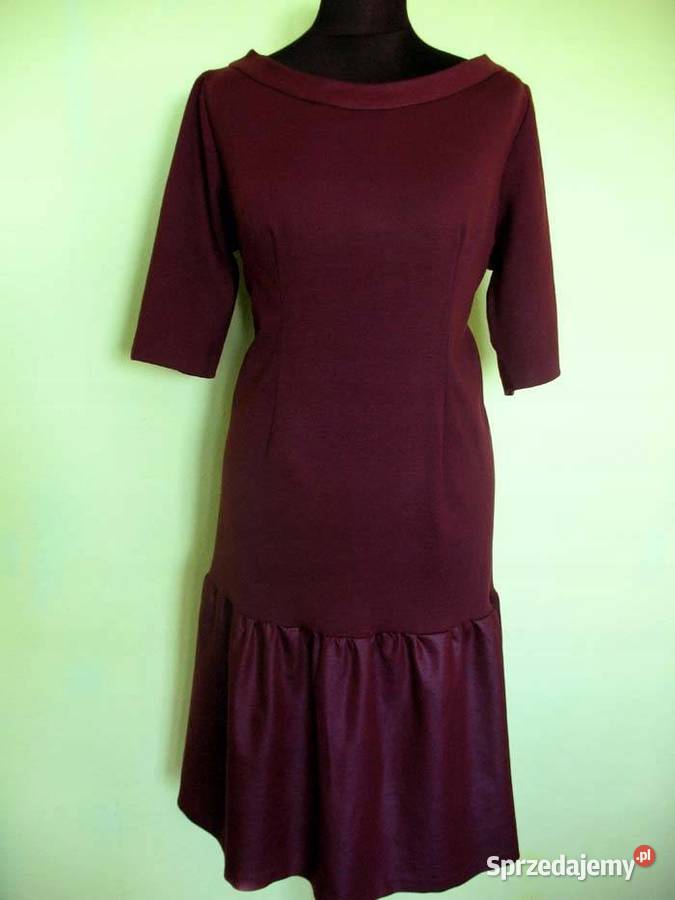 Sukienka z lampasami 48 50 4XL biust 115130 Bez wzoru Siedlce
