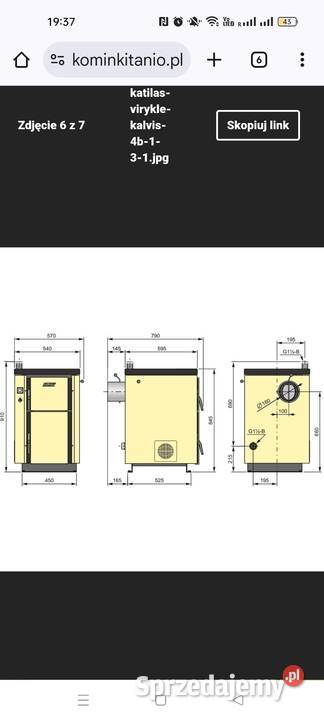 Kocioł piec Kalvis Przemyśl
