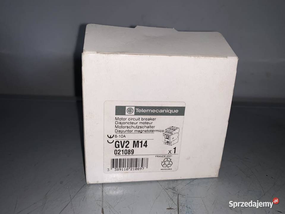 Wyłącznik silnikowy Telemecanique GV2M14 610A Warszawa