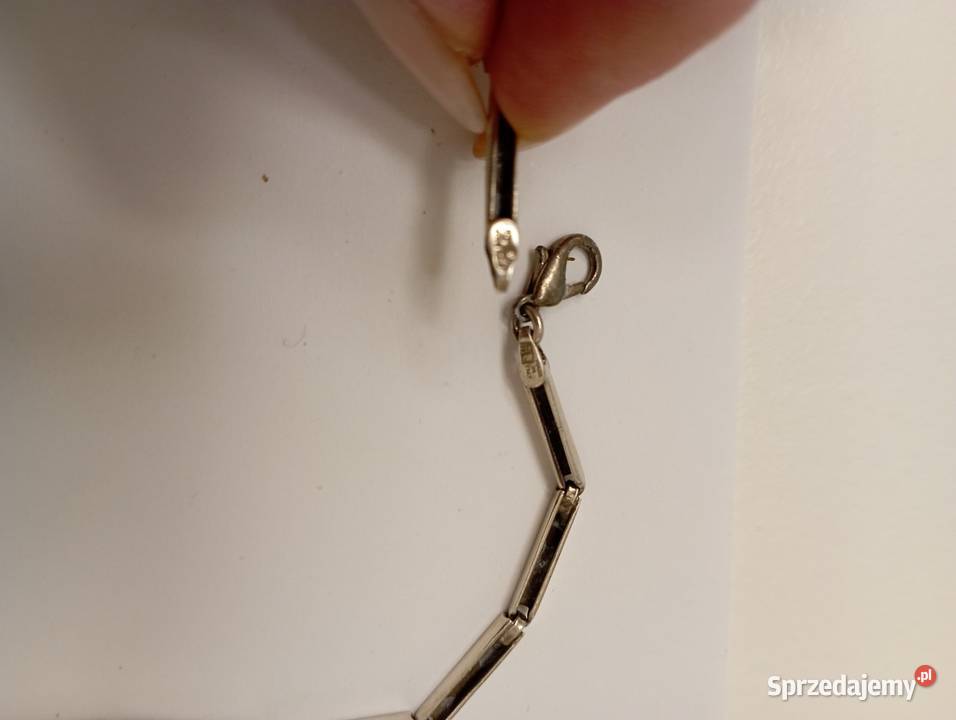 Komplet srebrny naszyjnik i kolczyki Radom