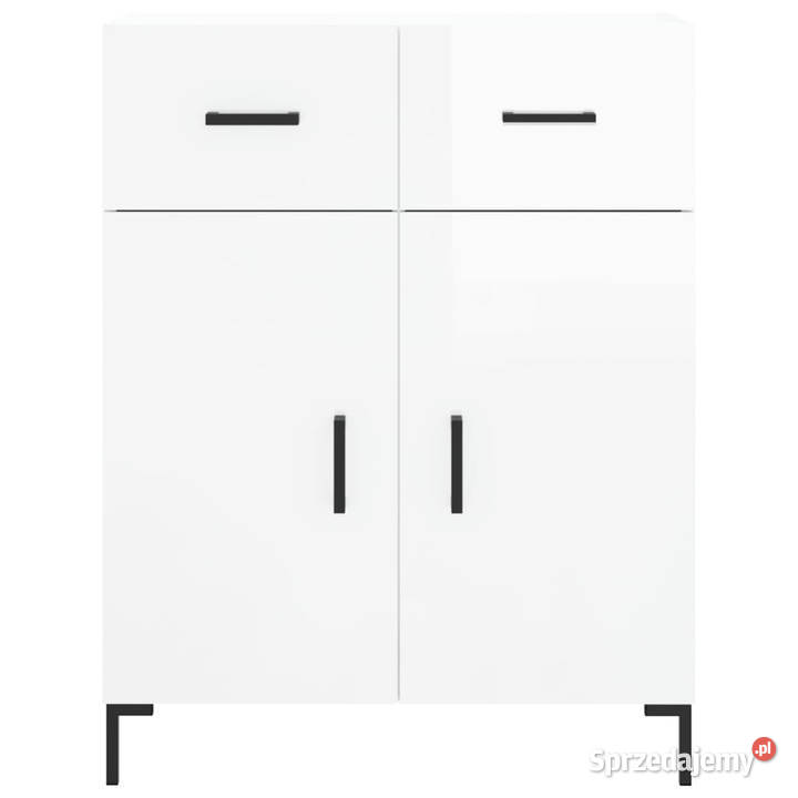 Szafka biała połysk 695x34x90 materiał