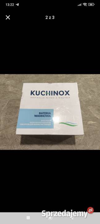 Bateria wannowa Kuchinox nowa złoty biały Sosnowiec sprzedam