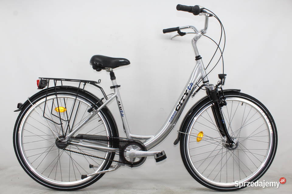 ALU rower damski CITY BIKE 7 biegów w piaście Milicz