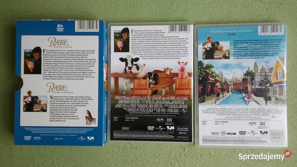 Pakiet 2 dvd Świnka z klasą i Świnka w mieście Warszawa