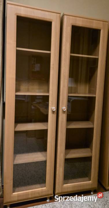 Szklane witrynki z półkami 2 lubelskie