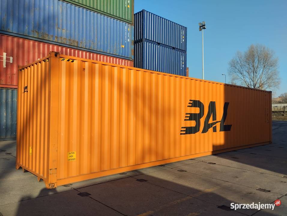 Kontener Morski Magazynowy 40HC nowy 12m