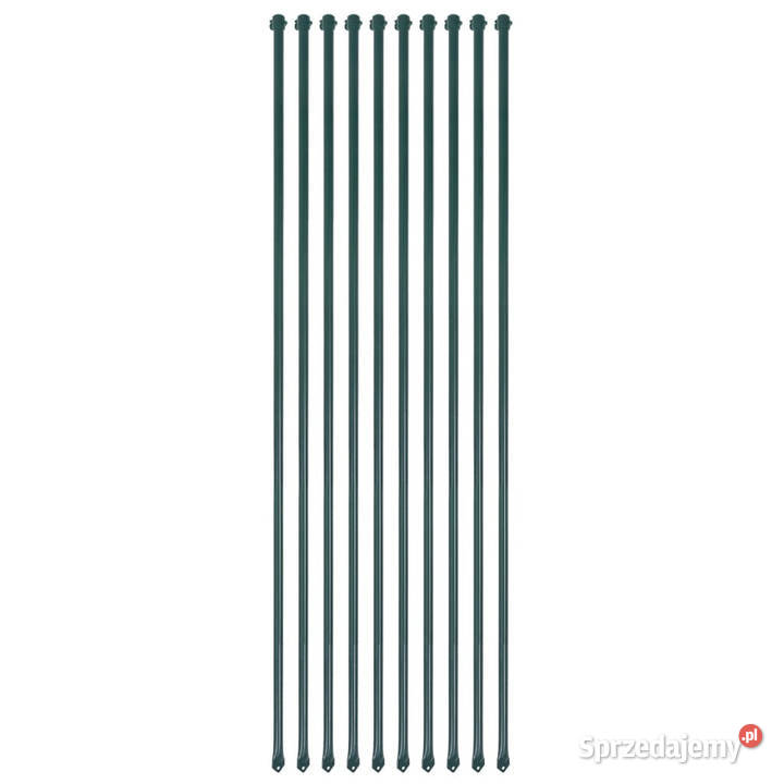 Słupki ogrodzeniowe 10 15 m metalowe zielone Warszawa