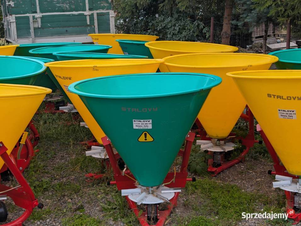 STALOVY Rozsiewacz nawozu lejek dwutarczowy 300L Rozsiewacze nawozów Barchaczów