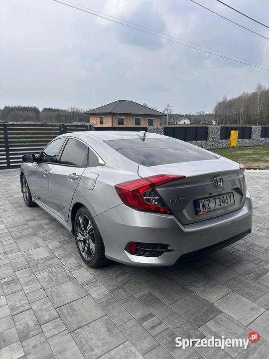 Honda Civic X 2019 pierwsza rej 2020 nieuszkodzony Civic podkarpackie Mielec