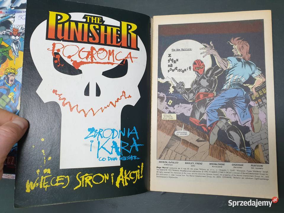 Mega Marvel 3 8 1995 The Warriors wyd TMSemic pomorskie Gdynia