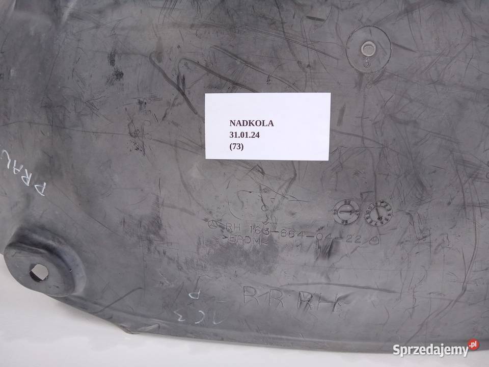NADKOLE PRAWY TYŁ MERCEDES ML W163 1638840422