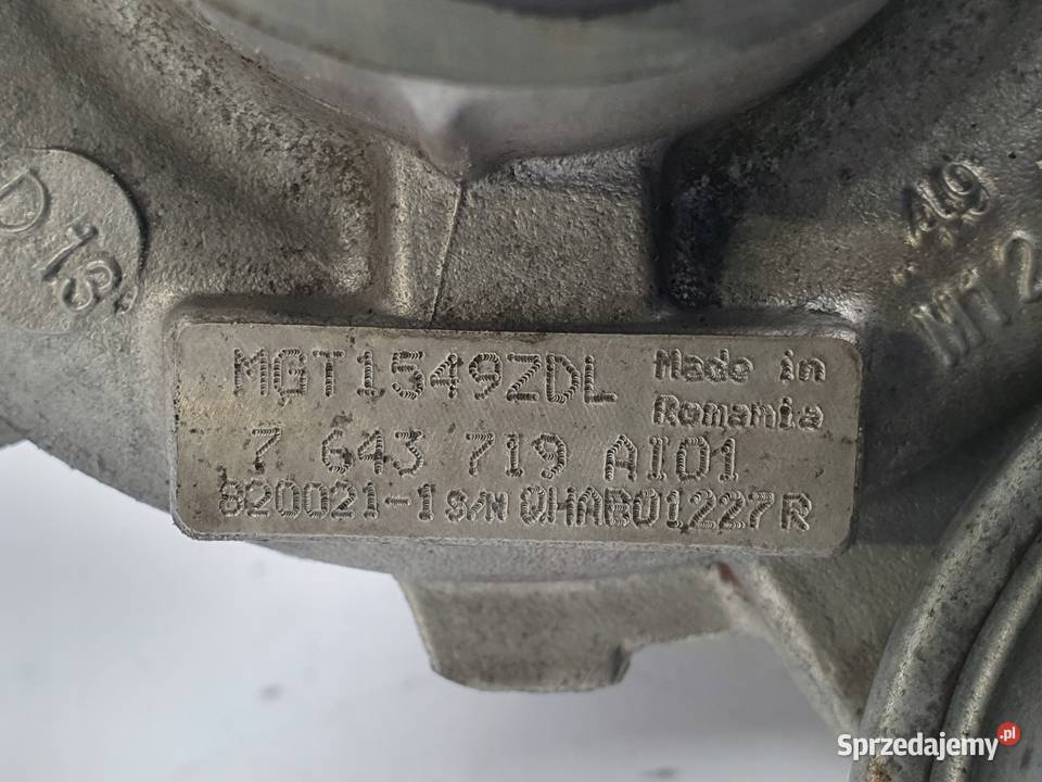 TURBOSPRĘŻARKA BMW F20 F21 116i 16 T turbo Chełm