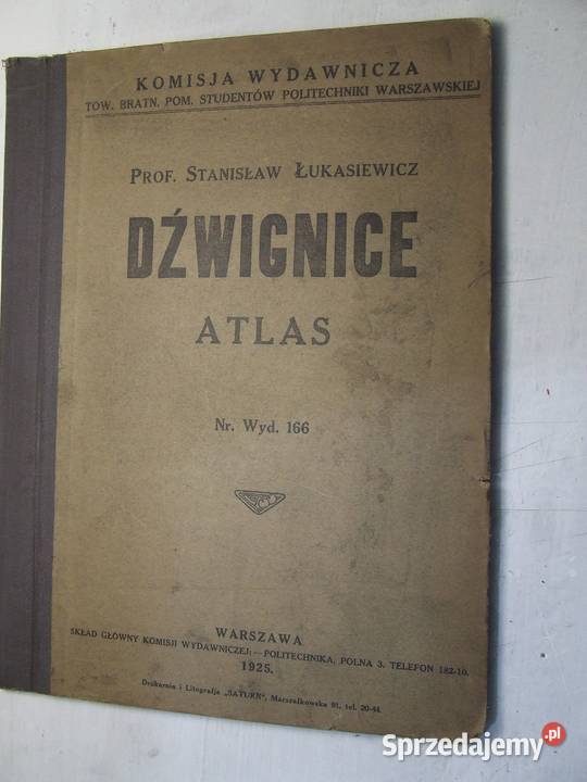 DŻWIGNICE atlas SŁukasiewicz przedwojenny stary Czeladź