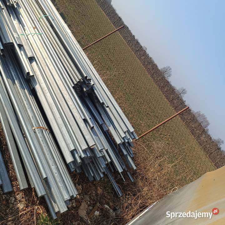 Słupek ocynk owalny 80x40 ścianka 15mm Baranów Sandomierski