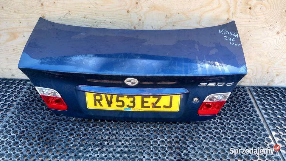 BMW E46 SEDAN LIFT KLAPA TYŁ NADWOZIE A075 Zbierkowo