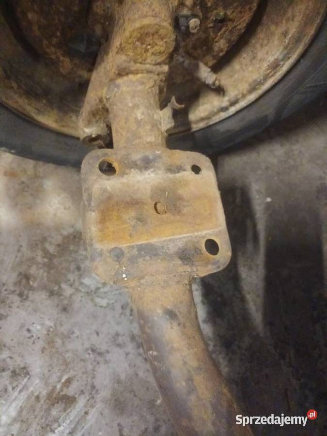 Oś do przyczepki z kołami R13 Pozostałe Motoryzacja Przeworsk sprzedam