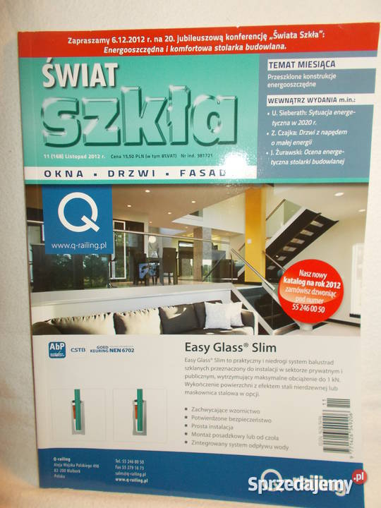 ŚWIAT SZKŁA 11 2012 4 5 2014 11 12 2015 1 2016 Poznań