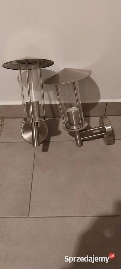 Dwa metalowe kinkiety Ciechocinek