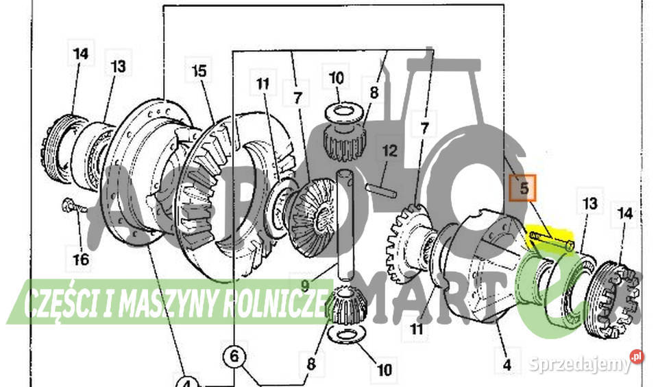 82601586 82601586 ŚRUBA M8x80 JCB Maszyny rolnicze Wichrów